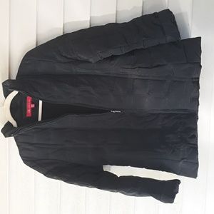 Anne klein down filled winter jacket dressy black size medium
